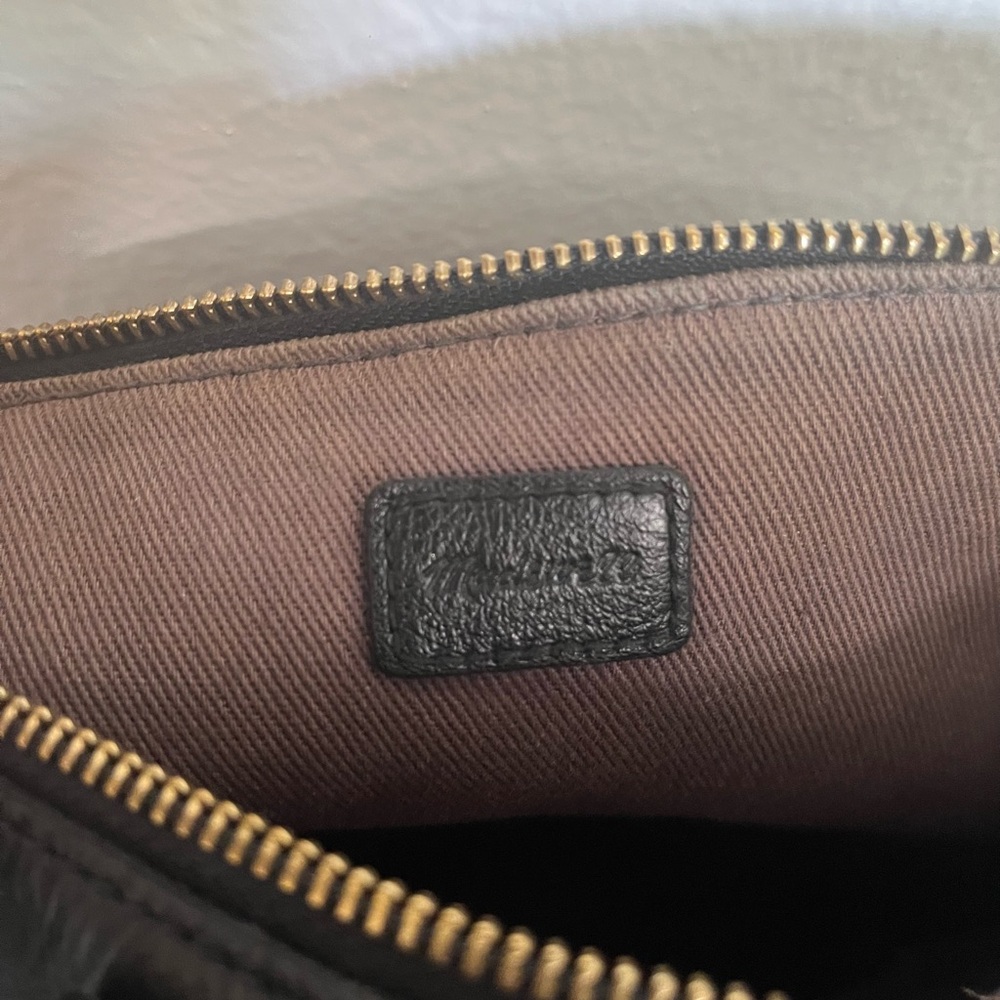 Madewell Black Leather Zip Top Shoulder Bag - Picture 6 of 7
